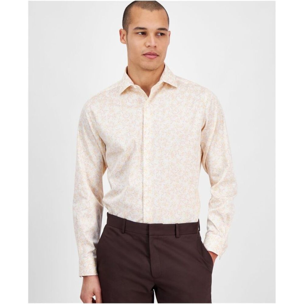 bar III Mens Slim Fit, Stretch Button Up Shirt, NWT